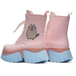KOI footwear Pusheen Doughnuts Pastel Patent Boots<Women'S Platform Boots