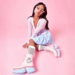KOI footwear Pusheen Doughnuts Pastel Patent Boots<Women'S Chunky Boots