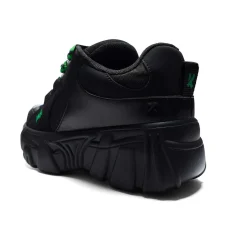 KOI footwear Ricta Flip Men'S Chunky Trainers - Green Lace<Men'S Chunky Trainers