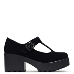 KOI footwear Sai Black Mary Jane Shoes 'Suede Edition'<Women'S Black Mary Janes