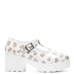 KOI footwear Sai White Mary Janes 'Pusheen Edition'<Women'S Printed Mary Janes