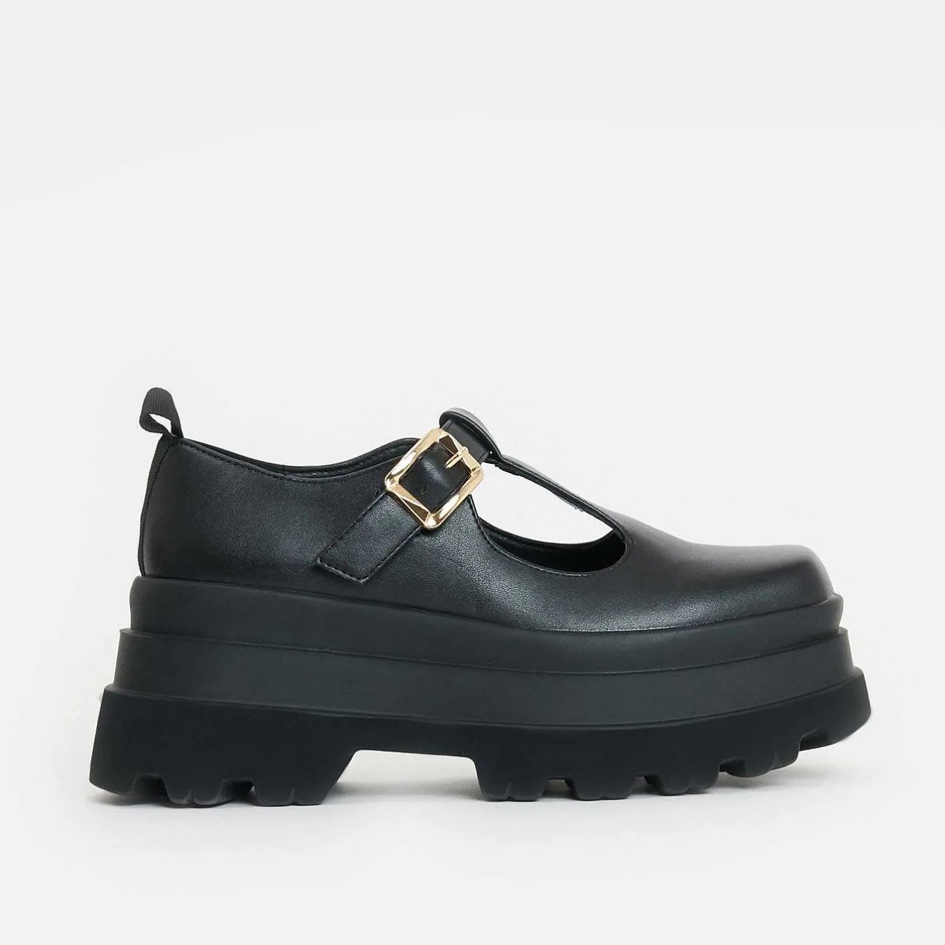 KOI footwear Silent Amity Trident Platform Mary Jane Shoes<Women'S Black Mary Janes