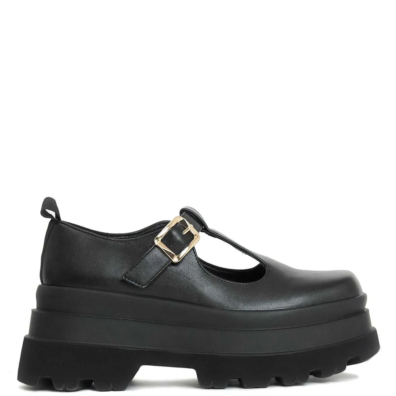 KOI footwear Silent Amity Trident Platform Mary Jane Shoes<Women'S Black Mary Janes