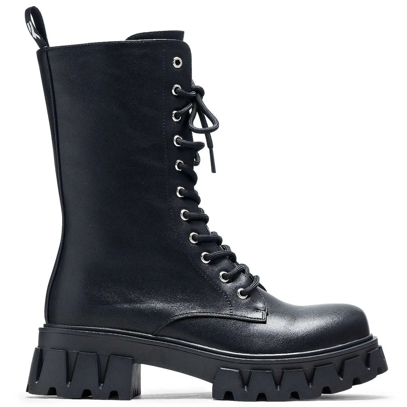 KOI footwear Siren Men'S Tall Lace Up Boots - Black<Men'S Ankle Boots