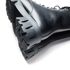 KOI footwear Siren Men'S Tall Lace Up Boots - Black<Men'S Ankle Boots