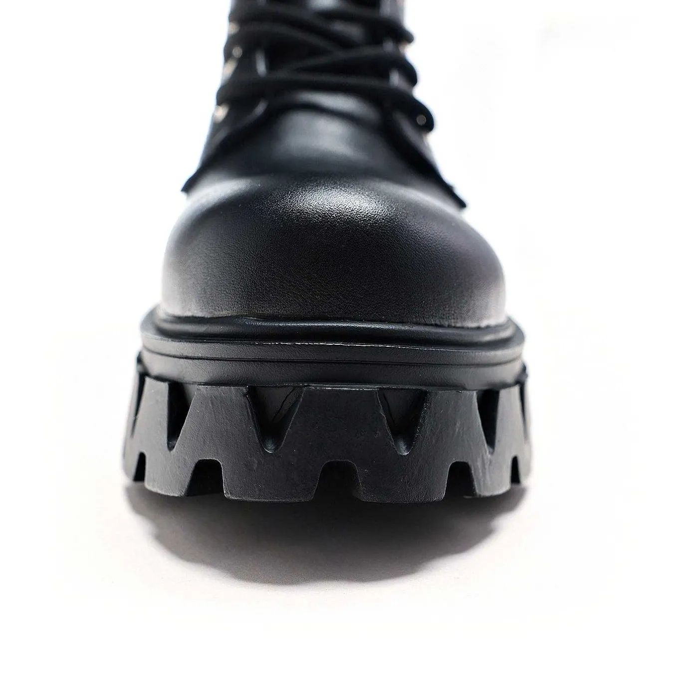 KOI footwear Siren Men'S Tall Lace Up Boots - Black<Men'S Ankle Boots