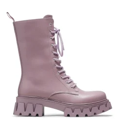 KOI footwear Siren Tall Lace Up Boots - Berry<Women'S Calf Boots