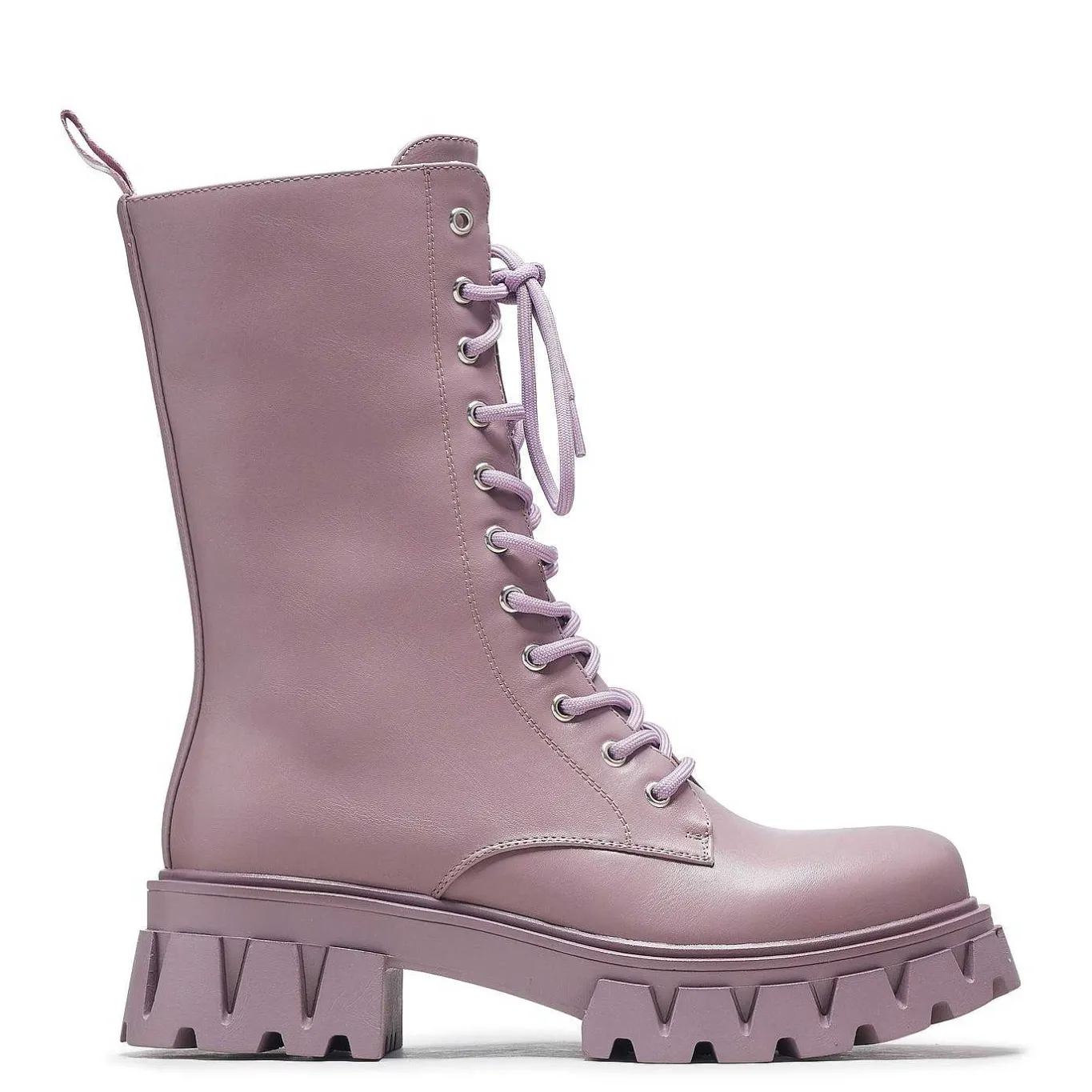 KOI footwear Siren Tall Lace Up Boots - Berry<Women'S Calf Boots