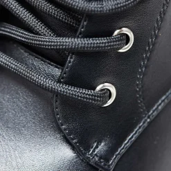 KOI footwear Siren Tall Lace Up Boots - Black<Women'S Platform Boots