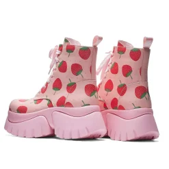 KOI footwear Strawberry Cake Pink Vilun Boots<Women'S Platform Boots