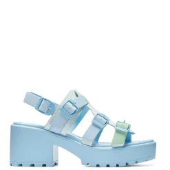 KOI footwear Sugar Season Chunky Buckle Sandals - Blue<Women'S Strappy Sandals