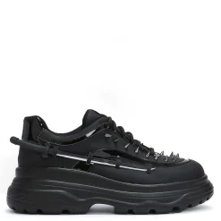 KOI footwear Takeda Men'S Sword Trainers<Men'S Black Trainers