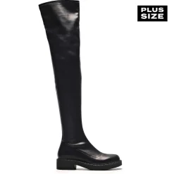 KOI footwear The Commander Plus Size Thigh High Boots<Women'S Chunky Boots