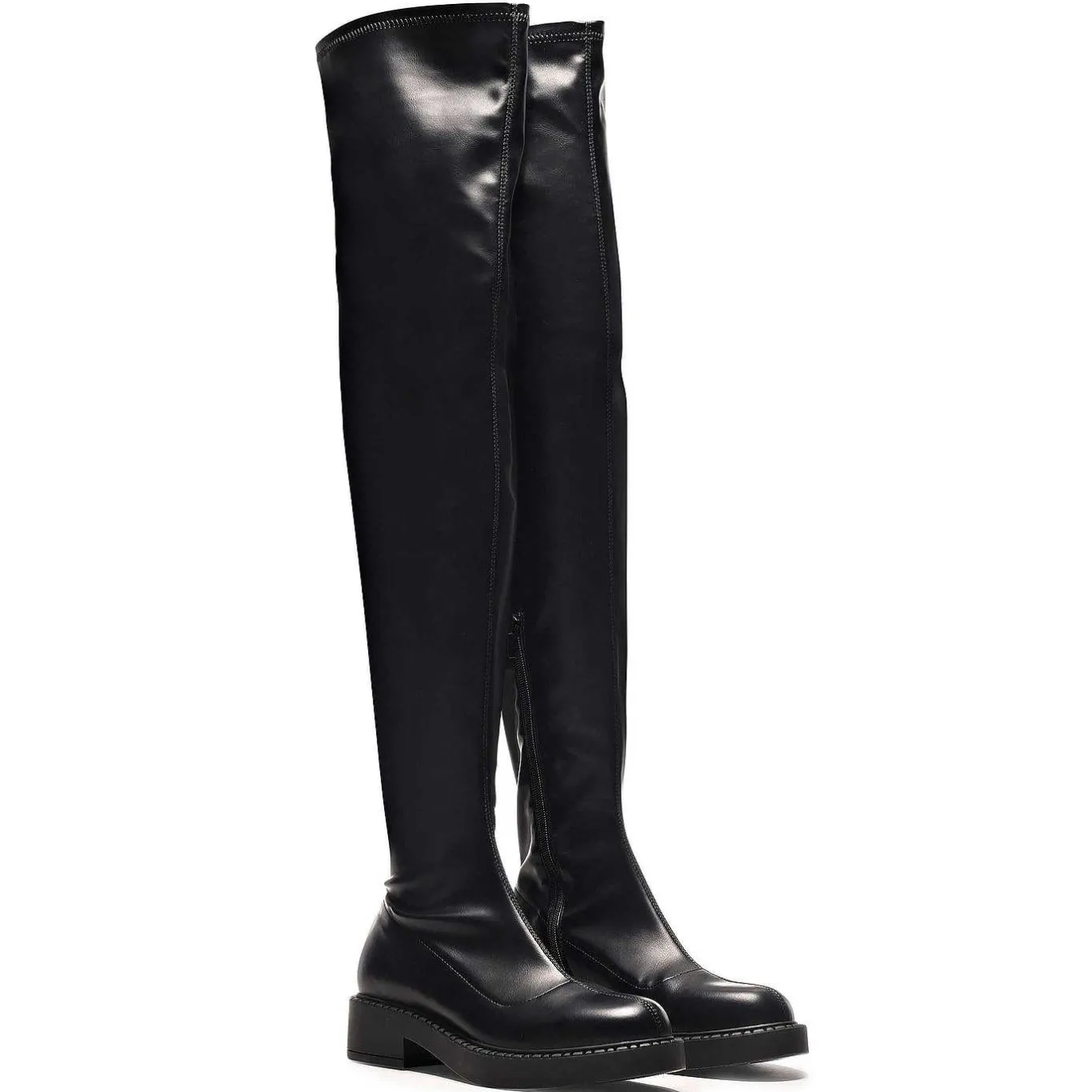 KOI footwear The Commander Plus Size Thigh High Boots<Women'S Chunky Boots