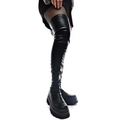 KOI footwear The Elevation Plus Size Thigh High Boots<Women'S Chunky Boots