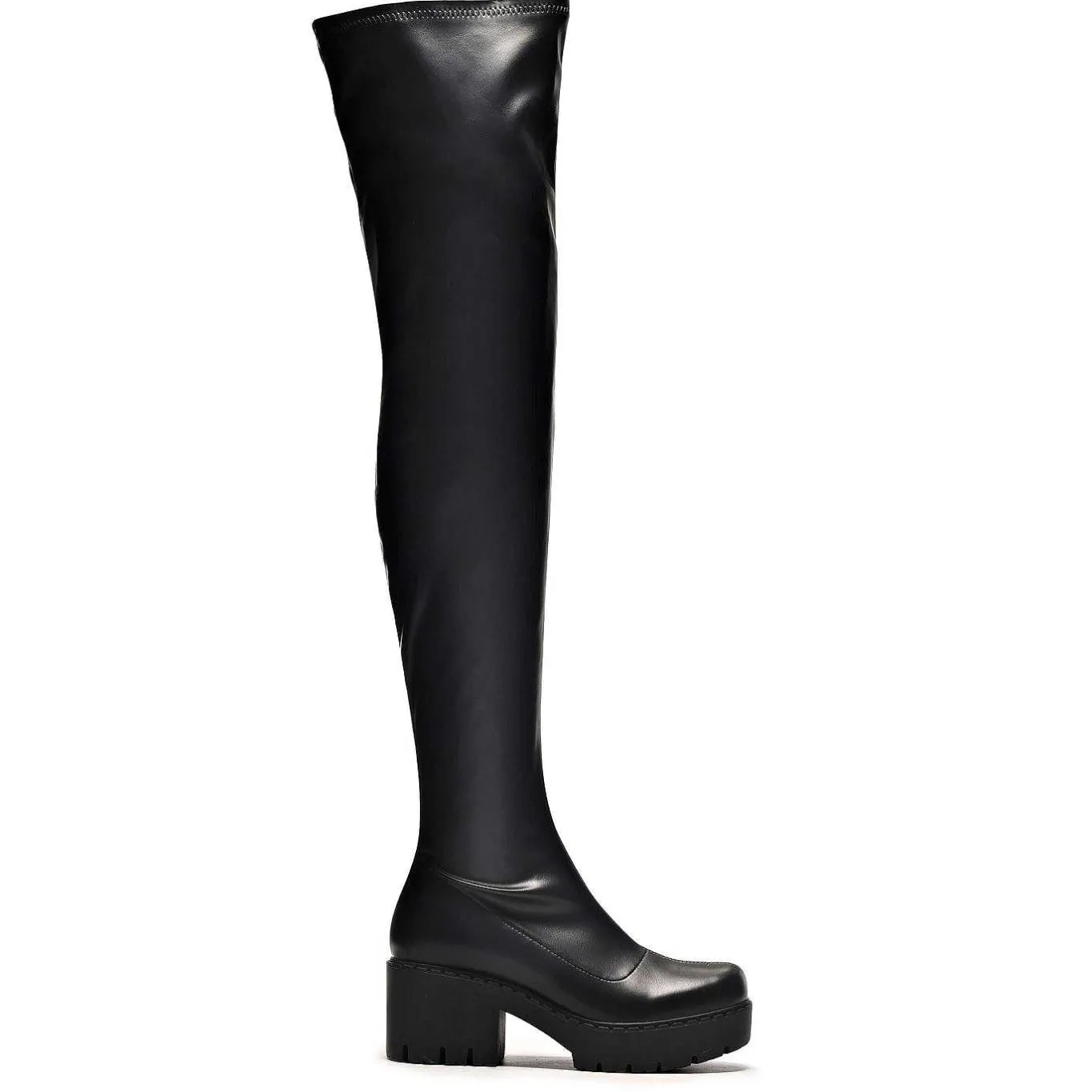 KOI footwear The Harmony Plus Size Thigh High Boots<Women'S Chunky Boots