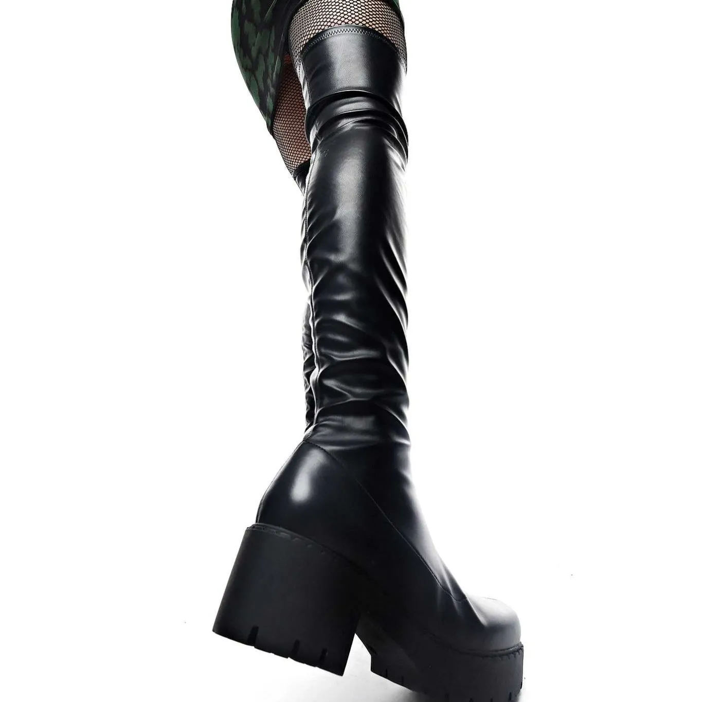 KOI footwear The Harmony Plus Size Thigh High Boots<Women'S Chunky Boots