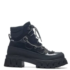 KOI footwear The Koi Reaper Men'S Hiking Boots - Ebony Croc<Men'S Ankle Boots