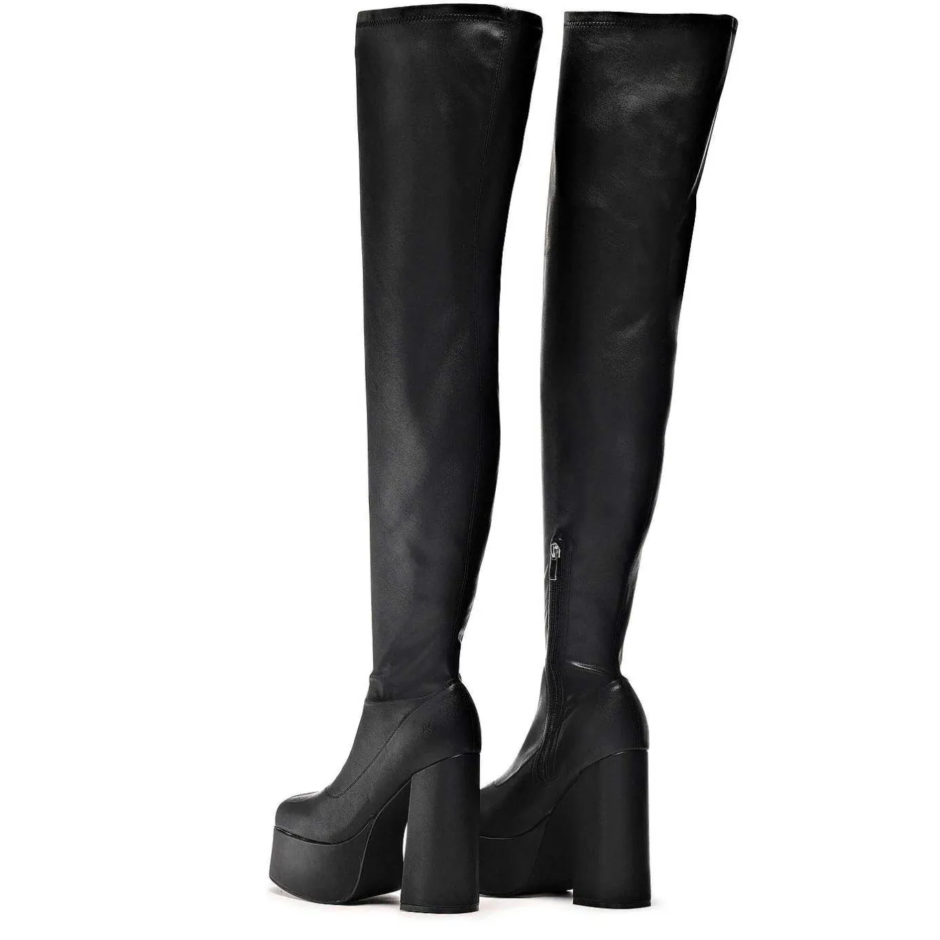KOI footwear The Redemption Plus Size Thigh High Boots<Women'S Chunky Boots