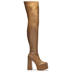 KOI footwear The Redemption Plus Size Thigh High Boots - Khaki<Women'S The Long Boot