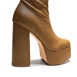 KOI footwear The Redemption Plus Size Thigh High Boots - Khaki<Women'S The Long Boot