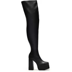 KOI footwear The Redemption Plus Size Thigh High Boots<Women'S Platform Boots