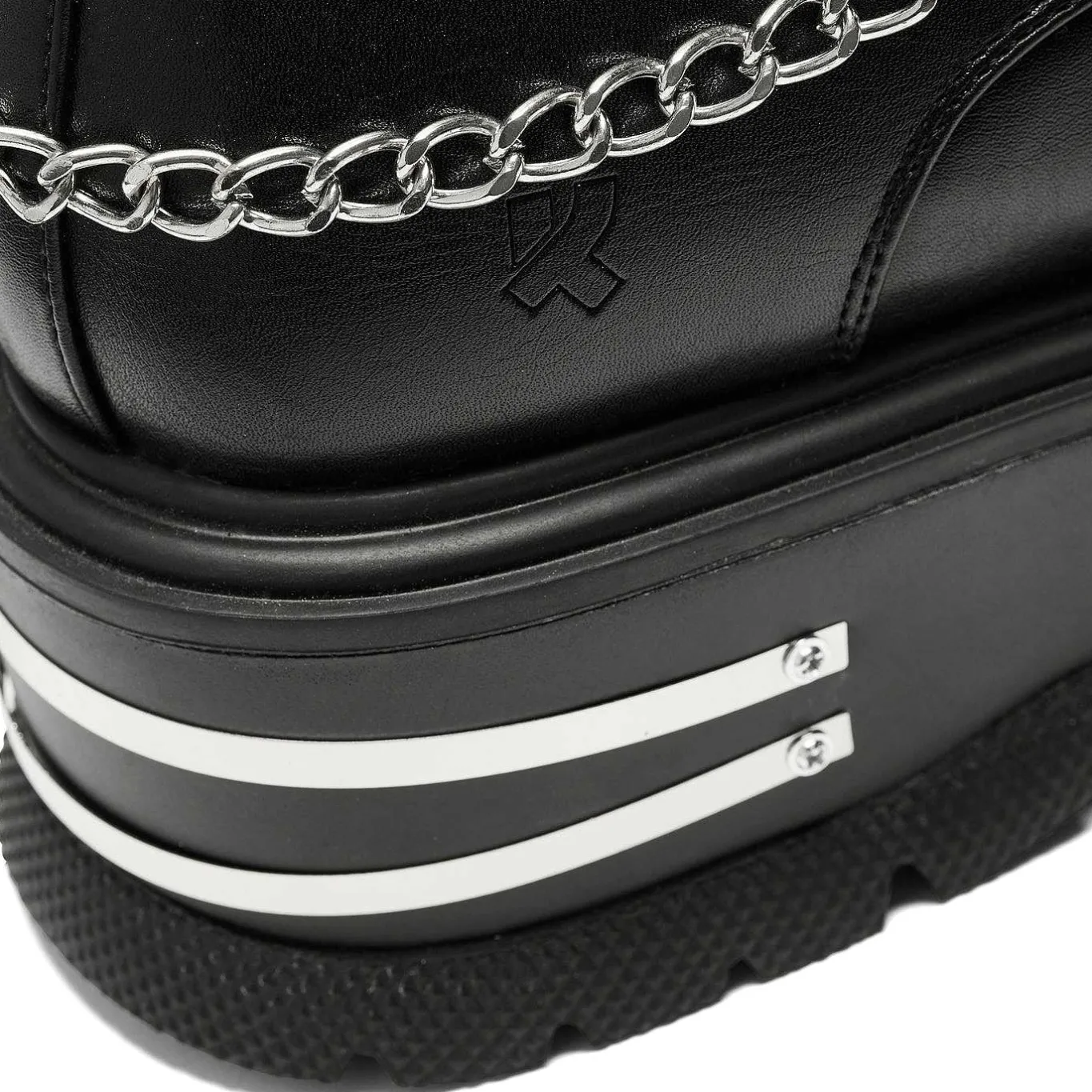 KOI footwear The Silence Men'S Platform Grunge Boots - Black<Men'S Black Boots