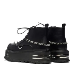 KOI footwear The Silence Platform Grunge Boots - Black<Women'S Ankle Boots