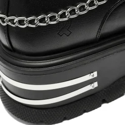 KOI footwear The Silence Platform Grunge Boots - Black<Women'S Ankle Boots