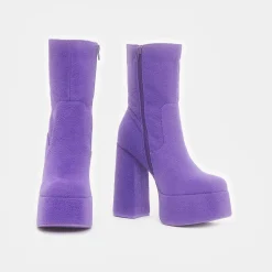 KOI footwear Tinky Winky Fluffy Platform Boots<Women'S Platform Boots