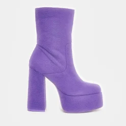 KOI footwear Tinky Winky Fluffy Platform Boots<Women'S Platform Boots