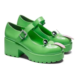 KOI footwear Tira Mary Jane Shoes 'Cheeky Frog Edition' |<Women'S Heeled Mary Janes