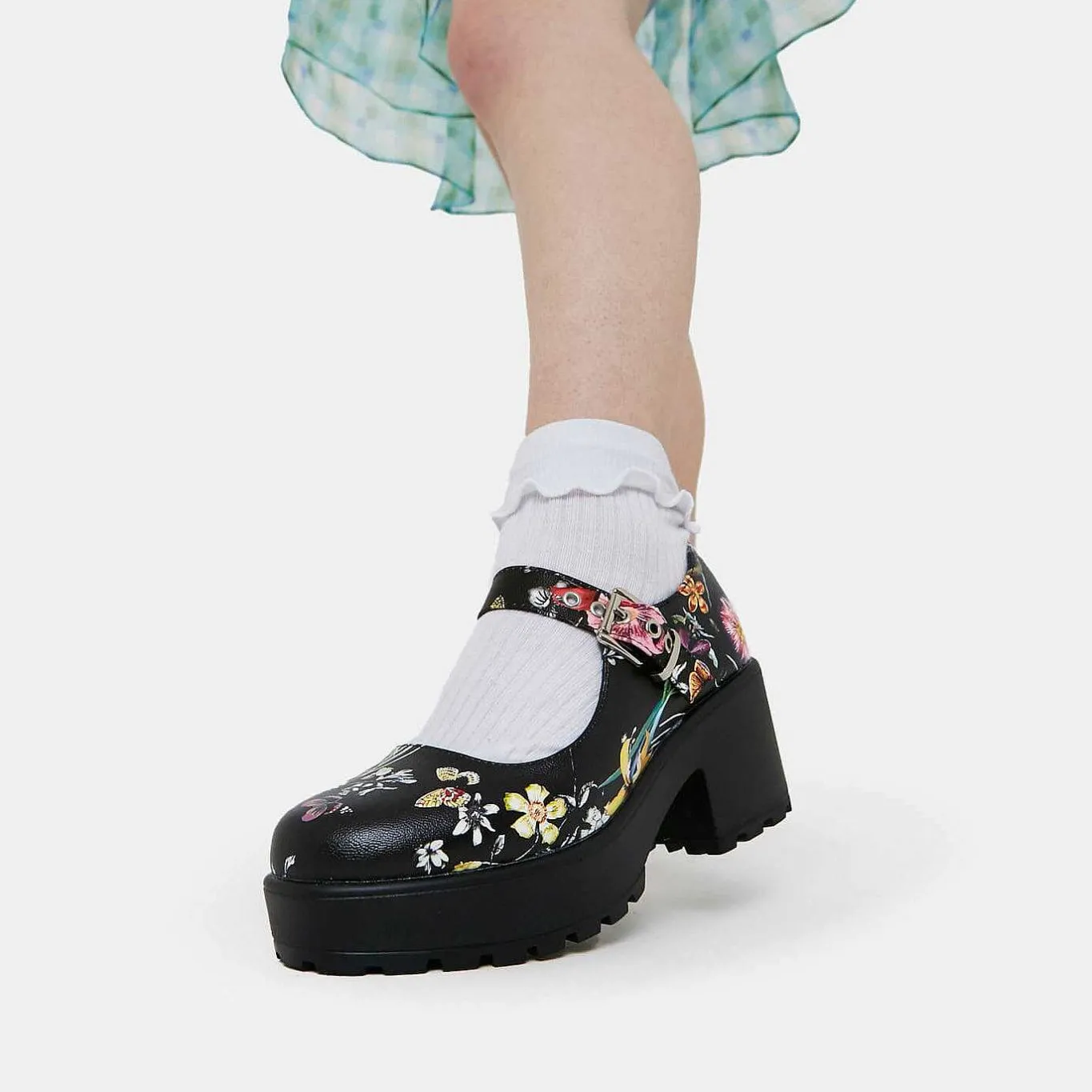 KOI footwear Tira Mary Jane Shoes 'Floral Edition'<Women'S Printed Mary Janes