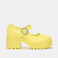 KOI footwear Tira Mary Jane Shoes 'Sunshine Yellow Edition'<Women'S Heeled Mary Janes