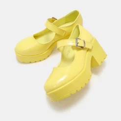 KOI footwear Tira Mary Jane Shoes 'Sunshine Yellow Edition'<Women'S Heeled Mary Janes