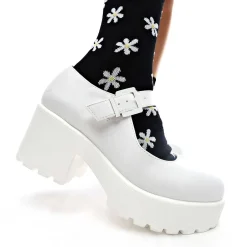 KOI footwear Tira Mary Jane Shoes 'White Washout Edition'<Women'S The Mary Jane