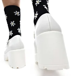 KOI footwear Tira Mary Jane Shoes 'White Washout Edition'<Women'S The Mary Jane
