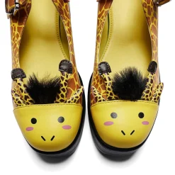 KOI footwear Tira Mary Janes 'Grazing Giraffe Edition' |<Women'S Colourful Mary Janes