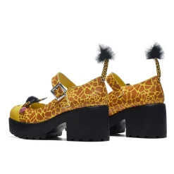 KOI footwear Tira Mary Janes 'Grazing Giraffe Edition' |<Women'S Animal Mary Janes