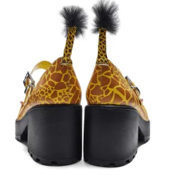 KOI footwear Tira Mary Janes 'Grazing Giraffe Edition' |<Women'S Animal Mary Janes