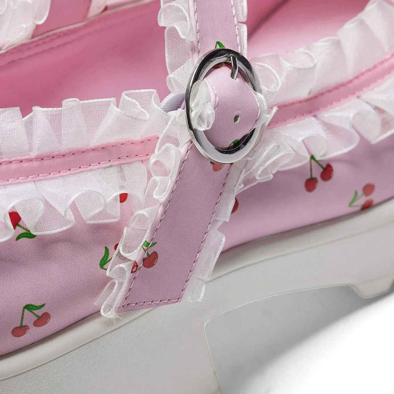 KOI footwear Tira Mary Janes Shoes 'Pink Cherry Bakewell Edition'<Women'S Printed Mary Janes