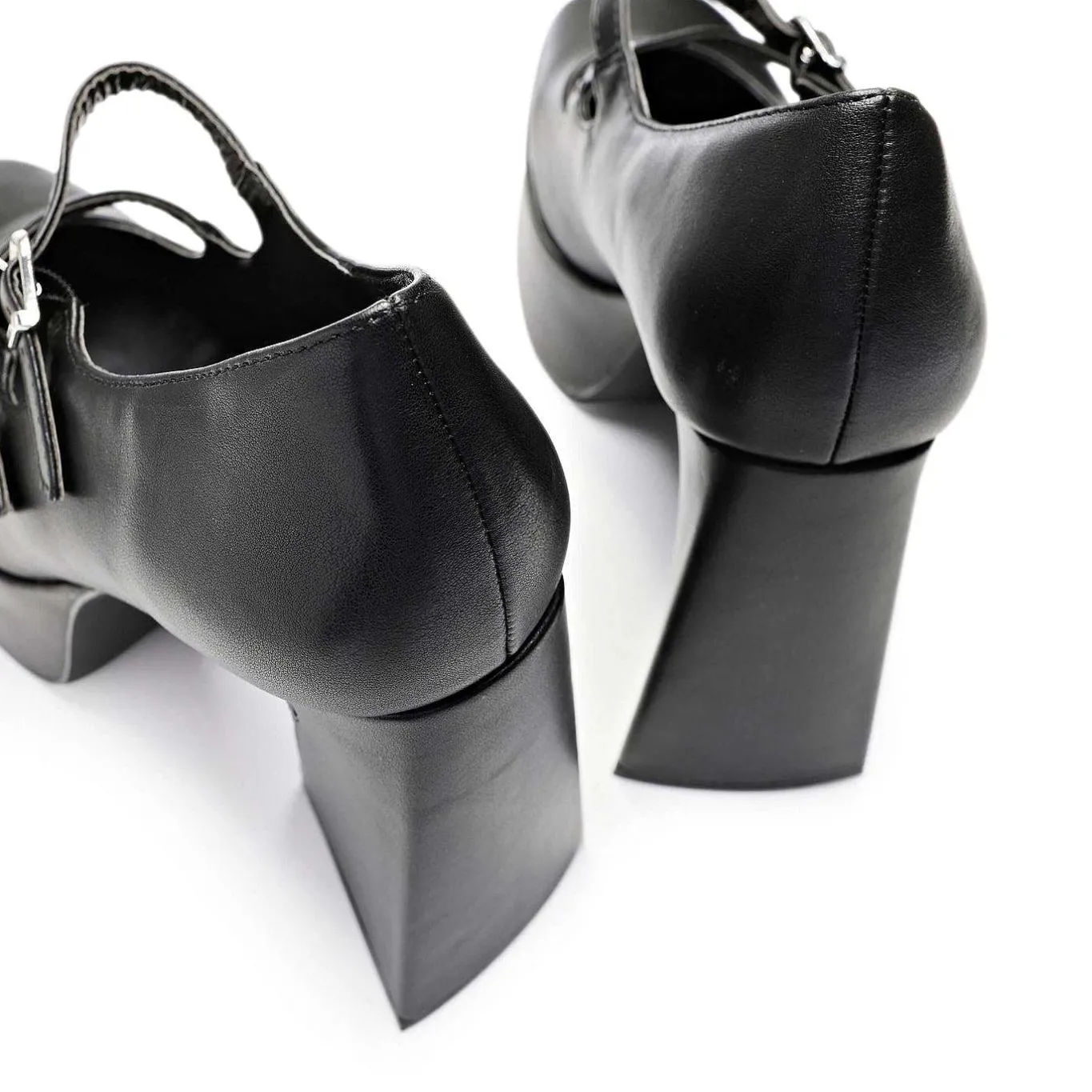 KOI footwear Zeba Black Platform Heels<Women'S Heeled Mary Janes